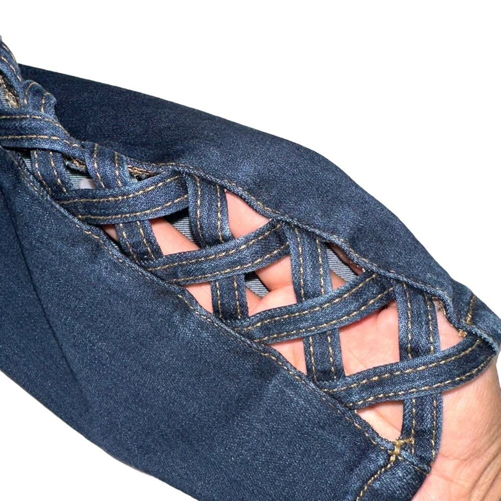 Good American Good Legs Side Cut Out Dark Wash Skinny Jeans 00/24 - Picture 9 of 9